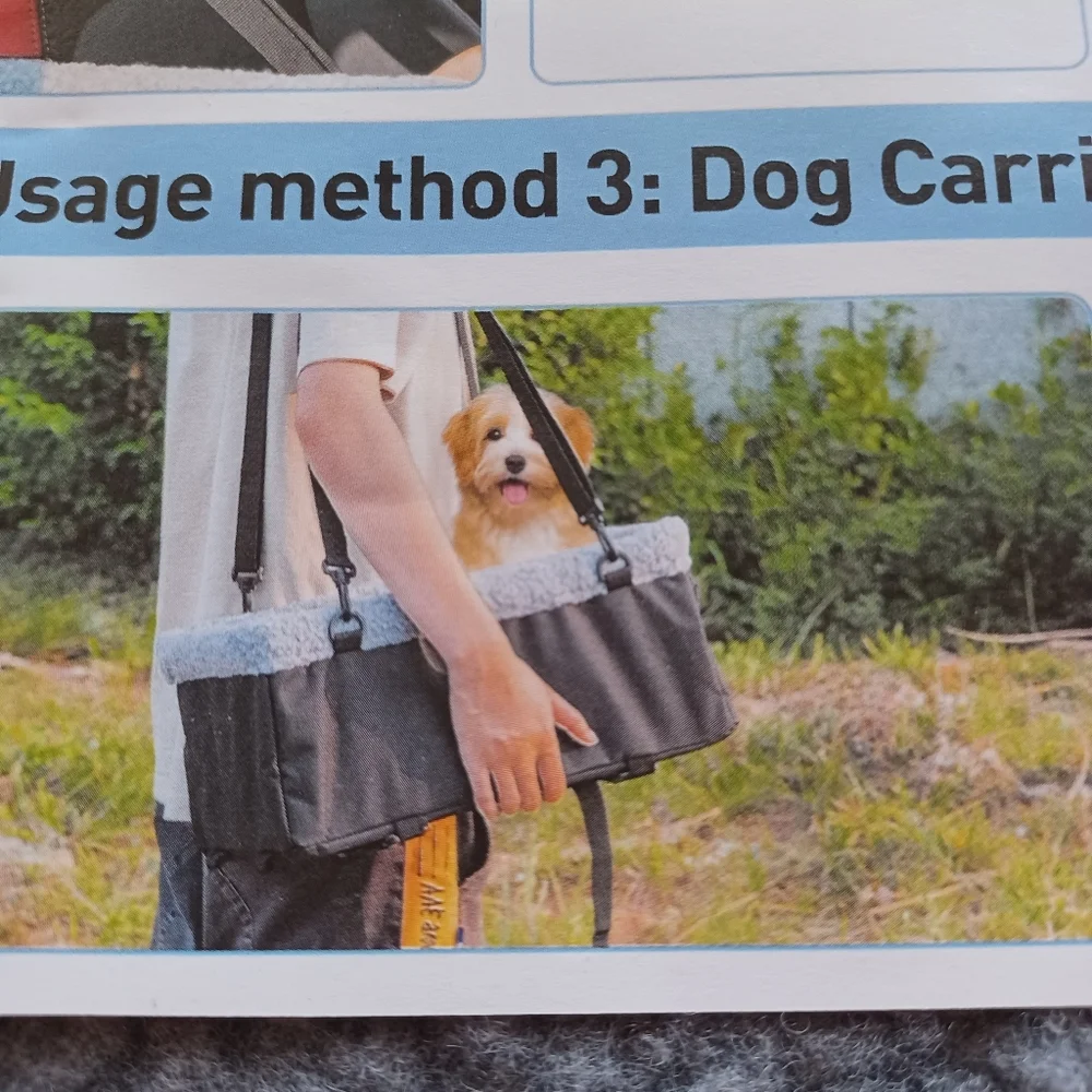 Dog car seat carrier pet smart new